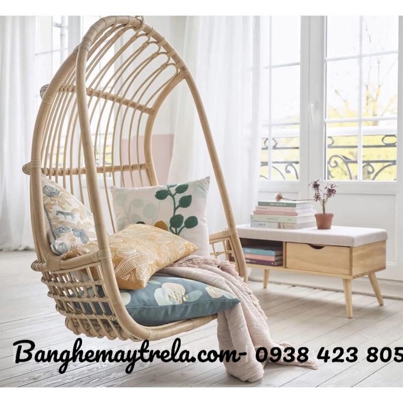 Ghế xích đu mây tự nhiên 495039