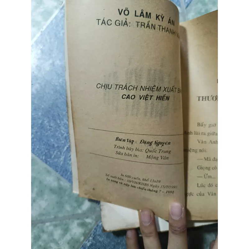 Võ Lâm Kỳ án ( 6 tập) - Võ Thanh Vân 992750