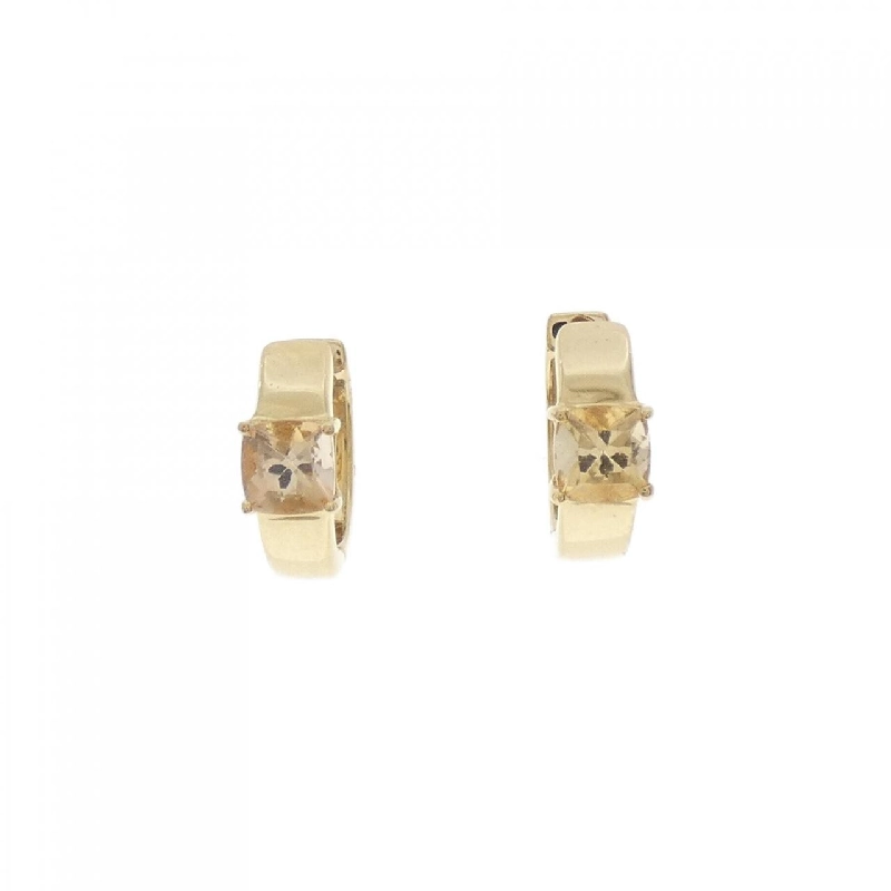 K18YG Ngọc hoàng gia Topaz Bông tai 0.60CT - Hàng hiệu Chính hãng 870431