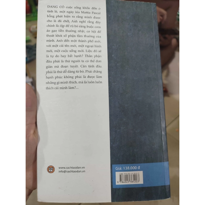 Mattia Pascal quá cốHCM01/03 910069