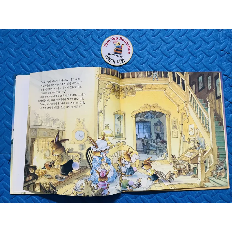 Set 토끼 가족 이야기 picturebook bìa cứng 784663