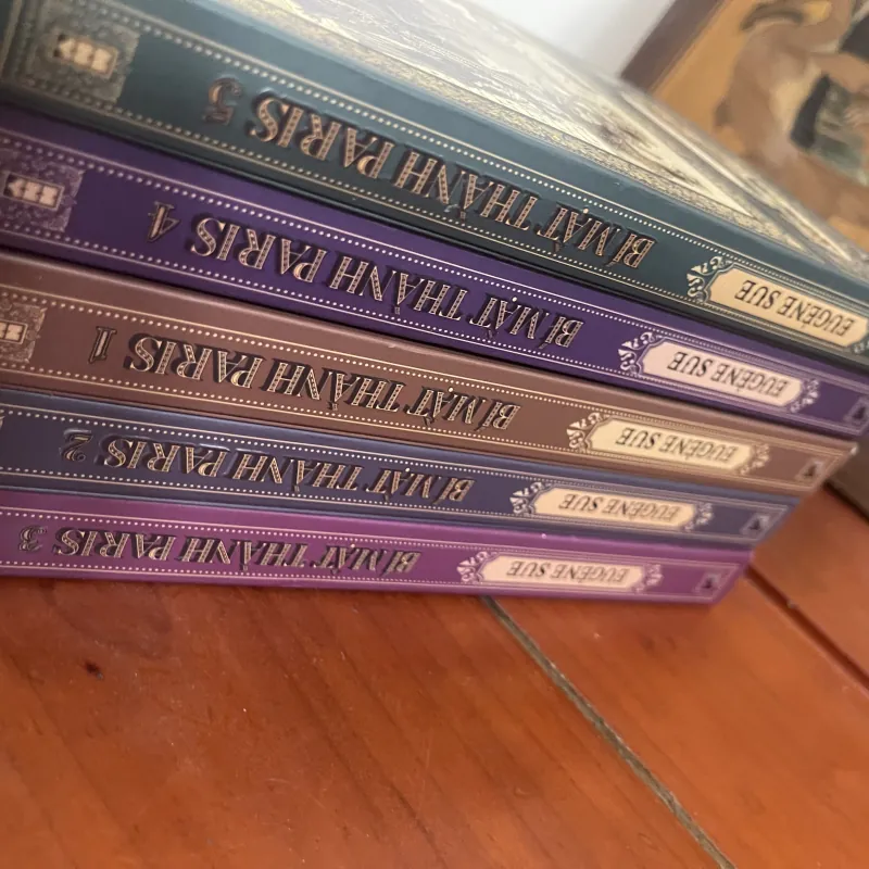 Bí mật thành Paris Eugene Sue Bộ 5 quyển đầy đủ post card 956972