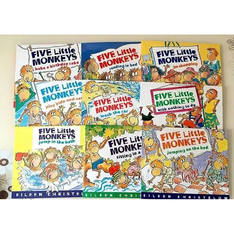 Bộ truyện Five little monkeys (9 cuốn) 564966