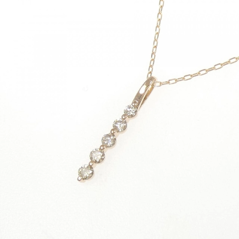 K18PG Dây chuyền kim cương 0.30CT - Hàng hiệu Chính hãng 860388