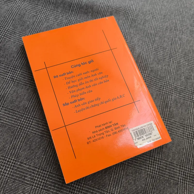 Văn phạm Anh Văn cơ bản - Basic English Grammar - Trương Văn Ánh - NXB Trẻ 564749
