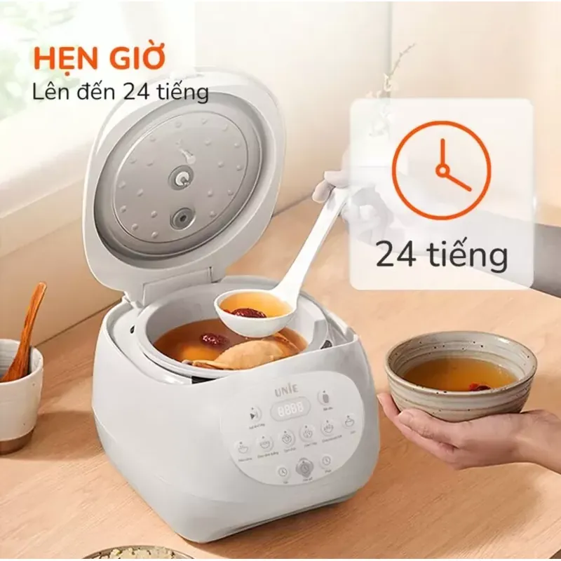 Nồi cơm điện lòng gốm UNIE URC815 – Giữ trọn hương vị, ăn cơm ngon mỗi ngày 573041