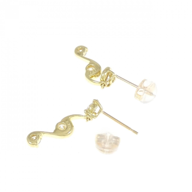 K18YG Bông tai kim cương 0.70CT - Hàng hiệu Chính hãng 877424