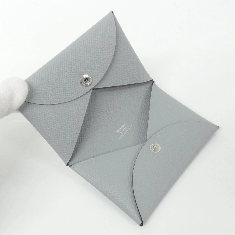 【Sản phẩm chưa sử dụng】Thẻ đựng thẻ Hermes Calvi 044164CK 622925