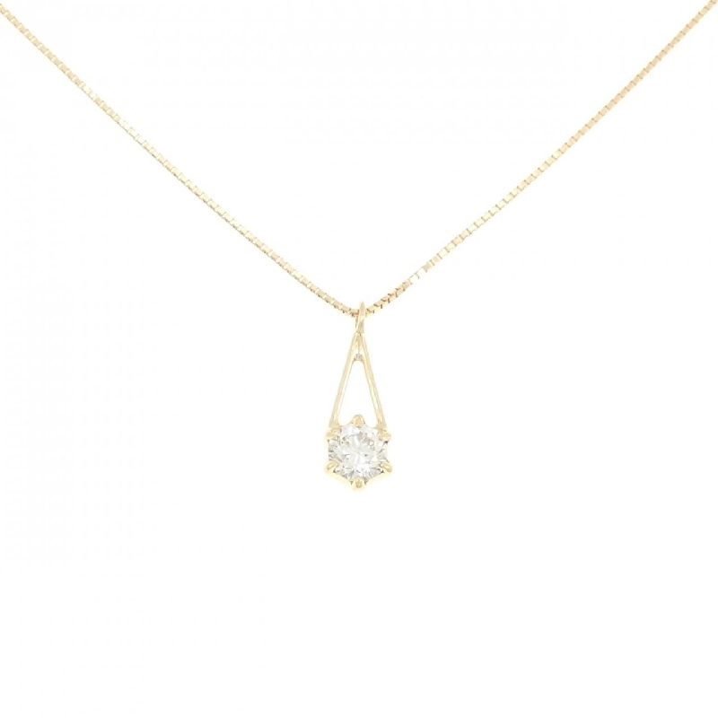 K18YG Dây chuyền kim cương 0.41CT - Hàng hiệu Authentic 868161