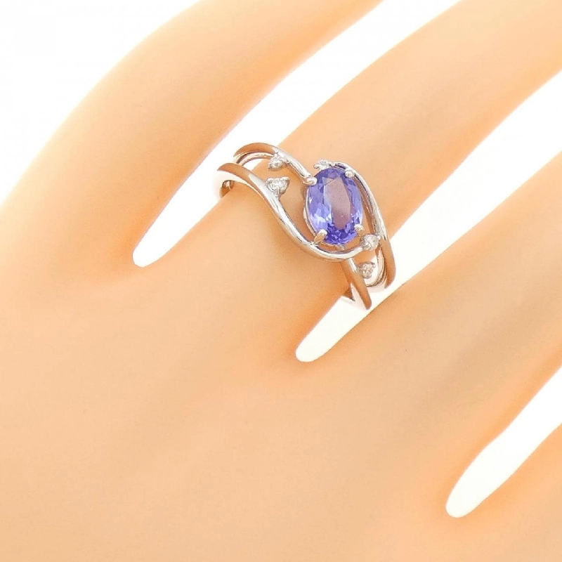 Nhẫn Tanzanite K18WG 0.81CT 671215