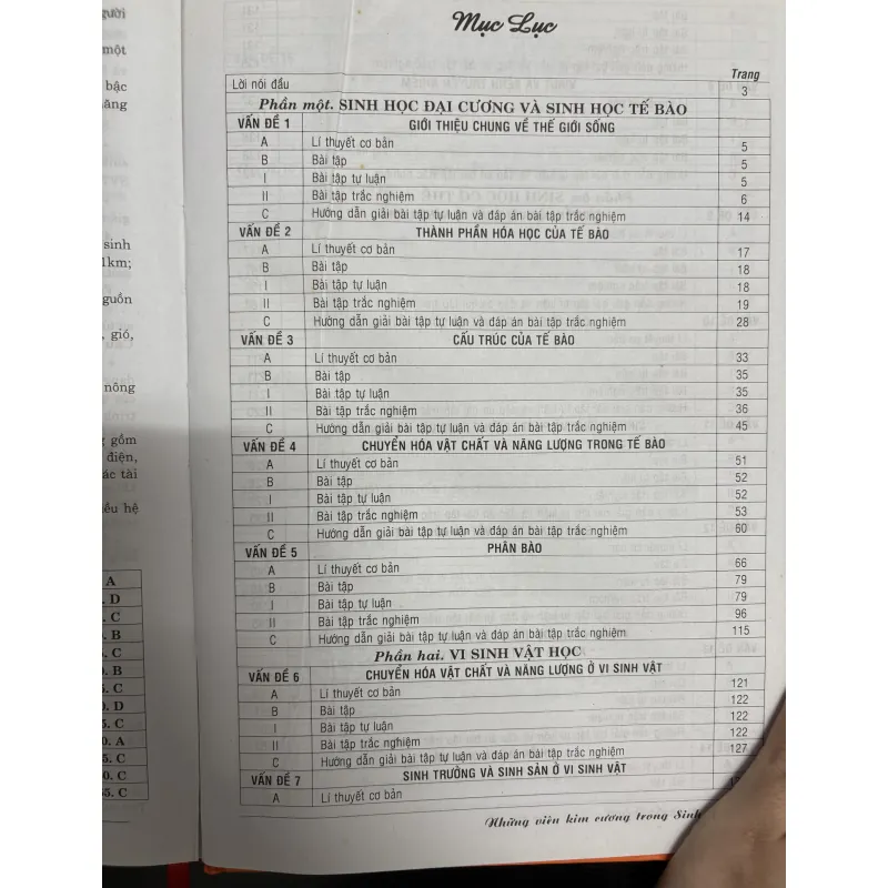 Những viên kim cương trong sinh học - Ôn thi Sinh học khối B  755368