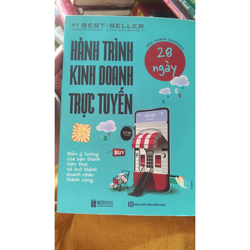 Sách Hành trình kinh doanh trực tuyến - Carrie Green - Còn mới 304913