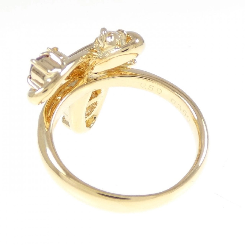 Nhẫn kim cương K18YG 0.350CT 667731