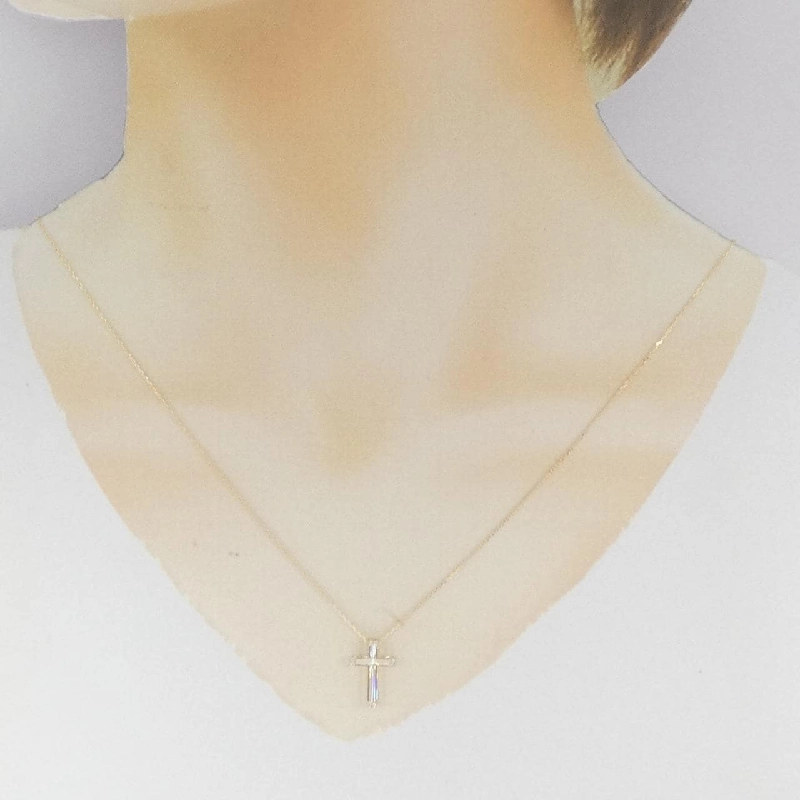 Dây chuyền kim cương K18YG/K18WG 0.03CT - Hàng hiệu Chính hãng 865798