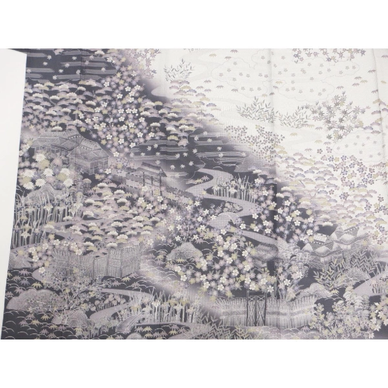 Áo kimono đơn lớp Komaro với kỹ thuật nhuộm bokeh - Hàng hiệu Authentic 883276