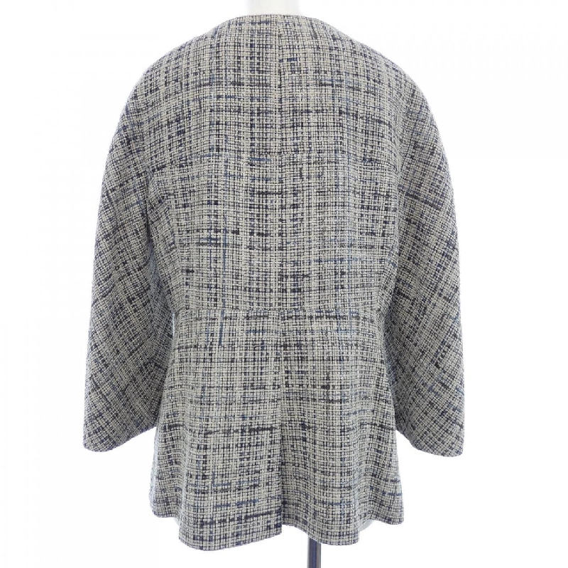 Jacket không cổ CHANEL P47737V35629 628431