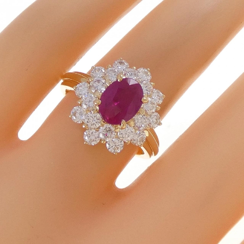 Nhẫn Ruby K18YG 1.16CT - Hàng hiệu Chính hãng 854229