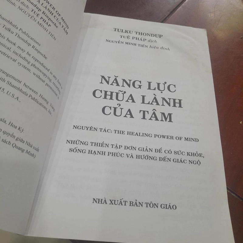 Tulku Thondup - NĂNG LỰC CHỮA LÀNH CỦA TÂM 331131