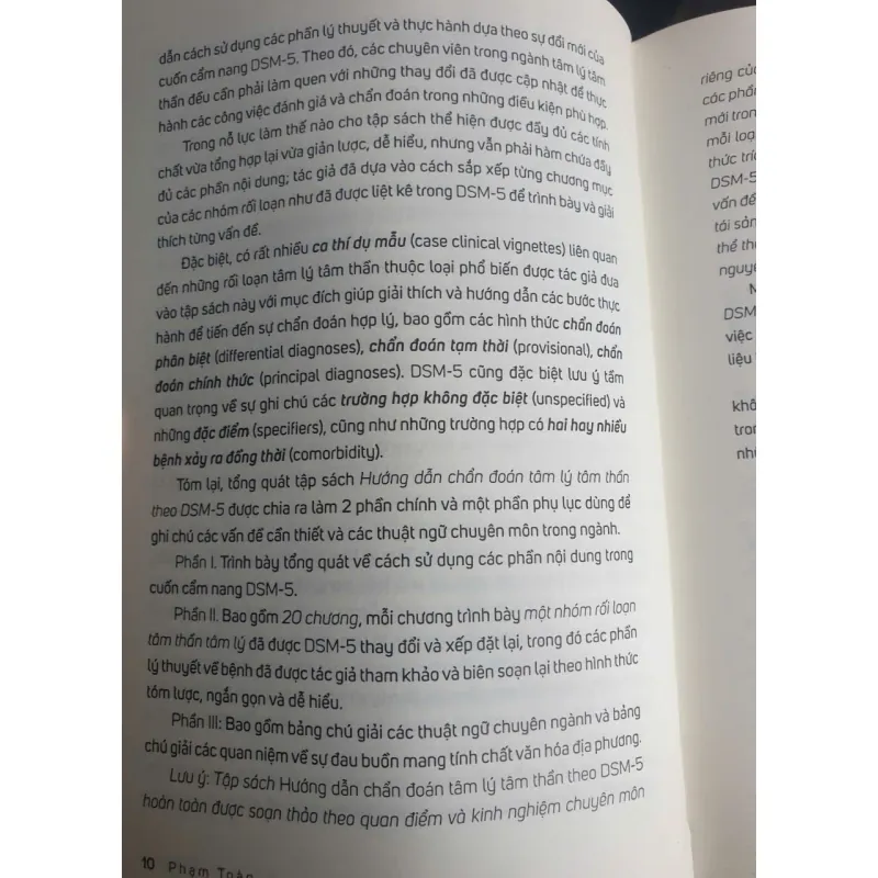 Sách Hướng dẫn chẩn đoán tâm lý tâm thần theo DSM-5 - TS. Phạm Toàn 1006231