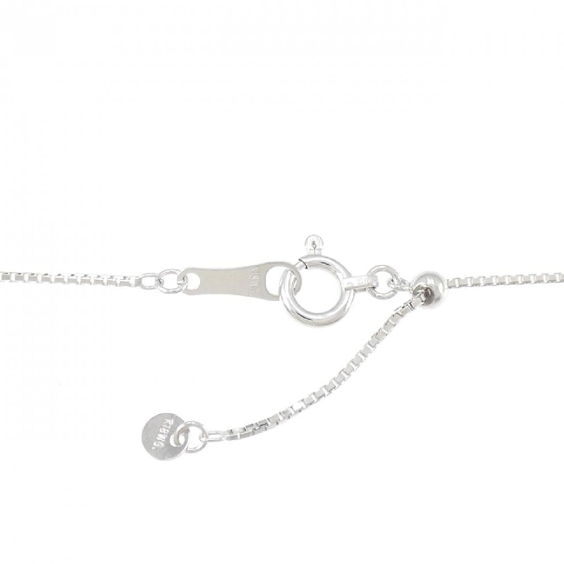 K18WG Dây chuyền kim cương chéo 0.50CT - Hàng hiệu Authentic 867389