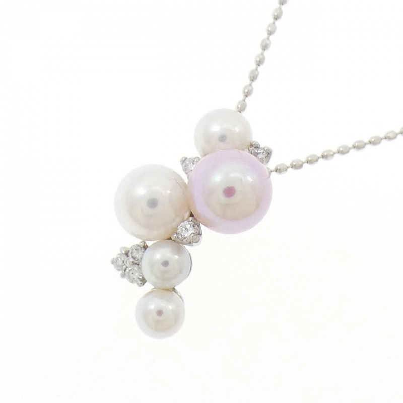 K18WG Ngọc trai Akoya Dây chuyền - Hàng hiệu Chính hãng 856962