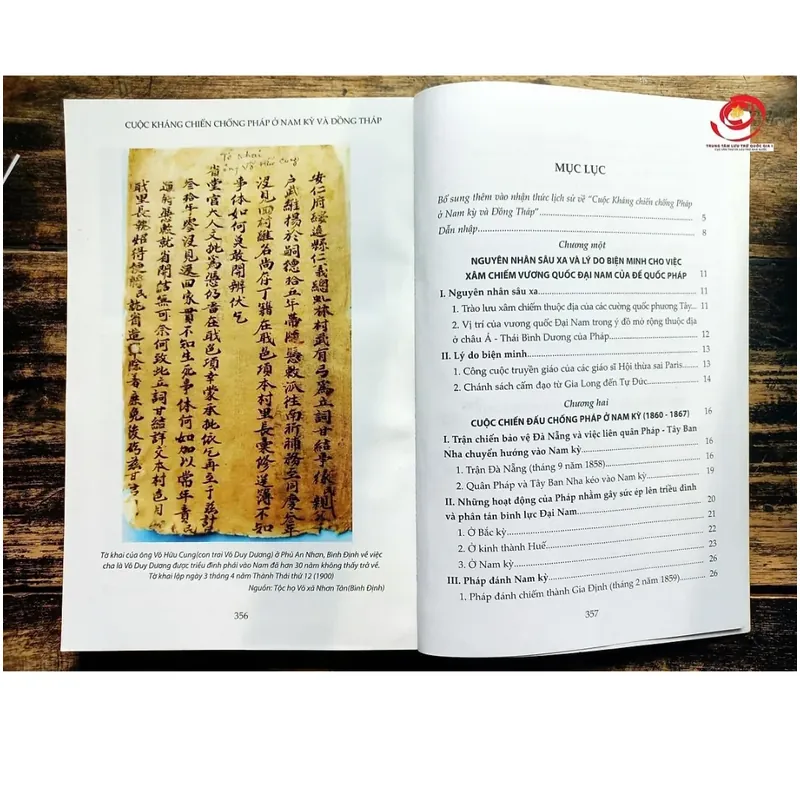 Cuộc kháng chiến chống Pháp ở Nam kỳ và Đồng Tháp qua châu bản triều Nguyễn | TTLTQG I 558223