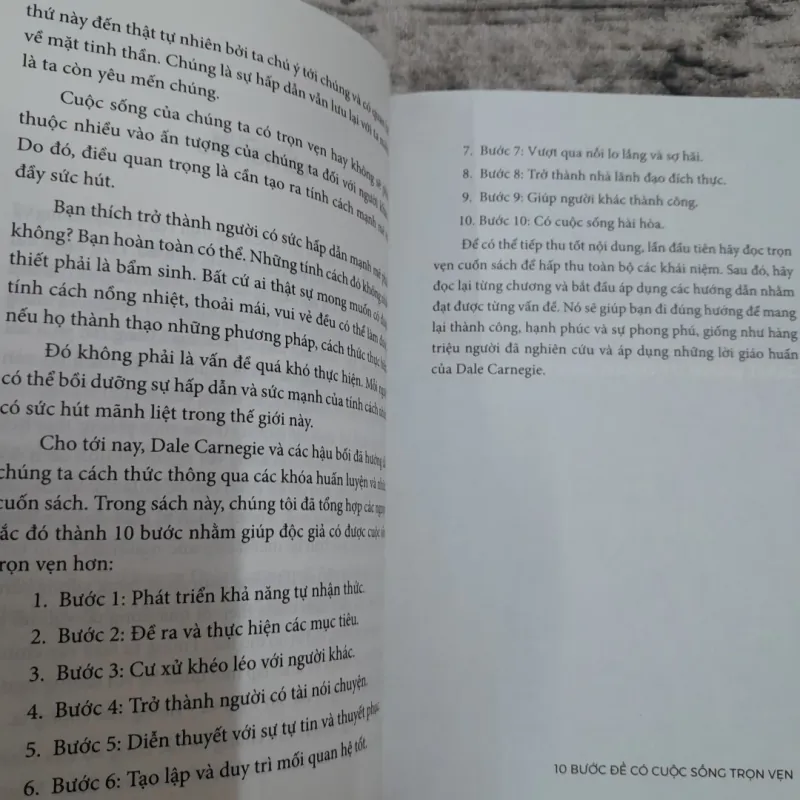 Dale Carnegie. 10 bước để có cuộc sống trọn vẹn. Tái bản lần 1 2018 762692