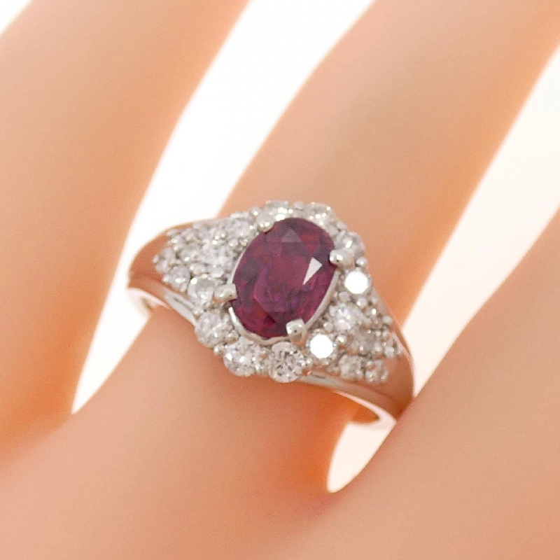 Nhẫn Ruby PT900 0.800CT - Hàng hiệu Chính hãng 854273