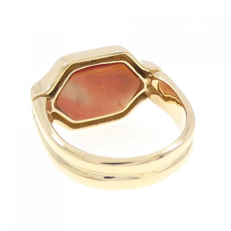 Nhẫn san hô 750YG 670466