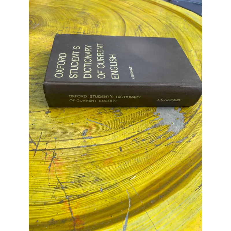 OXFORD STUDENT’S DICTIONARY OF CURRENT ENGLISH- A.S.HORNBY 731515
