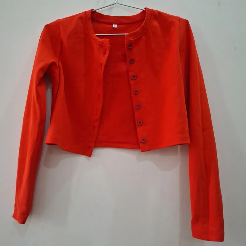 Áo khoác thun croptop 604808