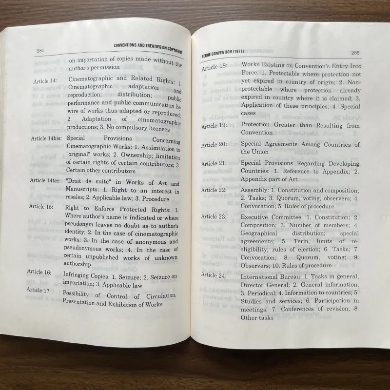 Các công ước và hiệp ước quốc tế về quyền tác giả (Conventions and treaties on copyright) 961489