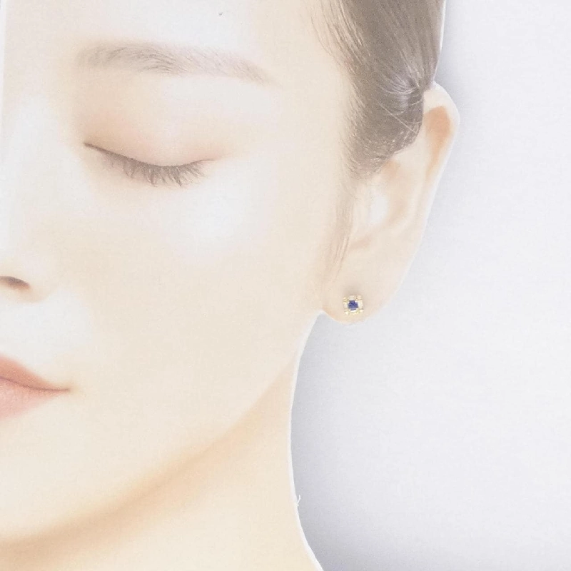 Bông tai Sapphire K18YG 0.30CT - Hàng hiệu Chính hãng 877279