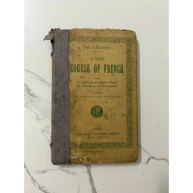 A New Course of French (1918)– J. Mc. Laughlin 1023499