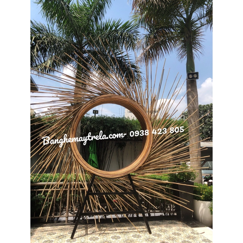 Ghế chụp hình sống ảo mây tre đan 509383