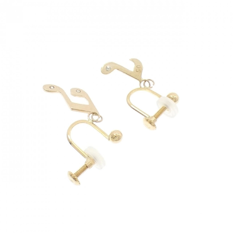 K18YG Nốt nhạc Bông tai Kim cương 0.05CT - Hàng hiệu Chính hãng 869592