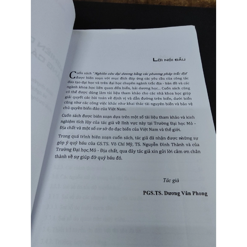 Nghiên cứu đại dương bằng các phương pháp trắc địa - PGS.TS. Dương Vân Phong 1006613