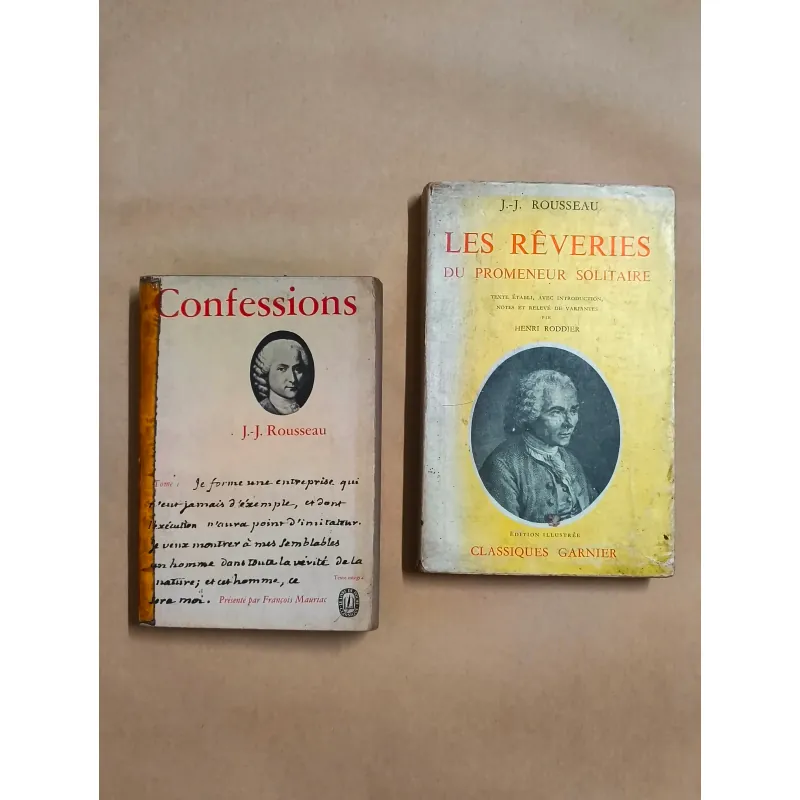 Combo Jean-Jacques Rosseau - Confession & Les Re6veries 993166