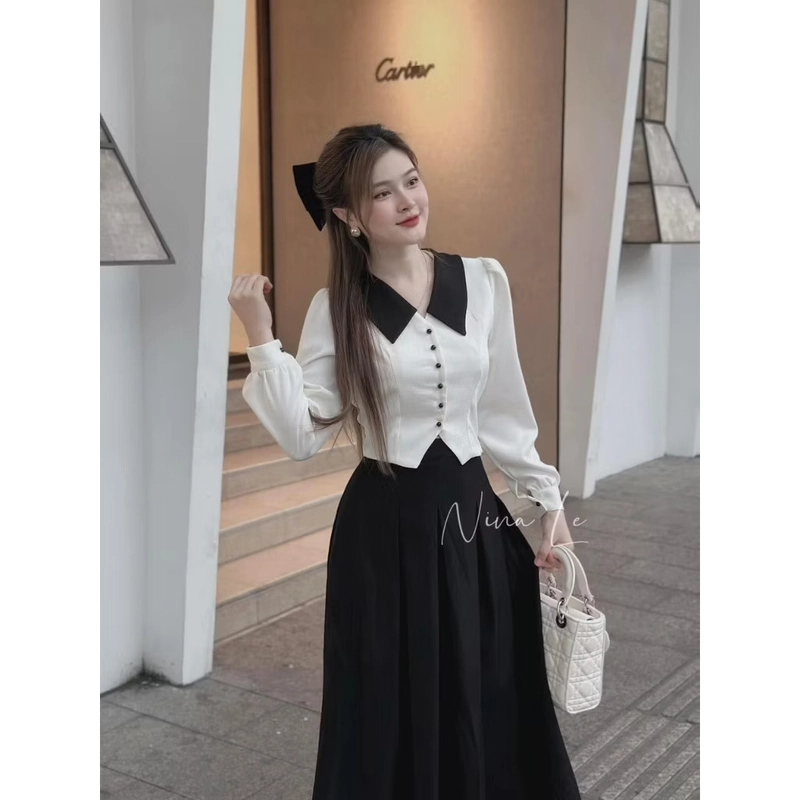 Set đầm tiểu thư đi tiệc size L 505341