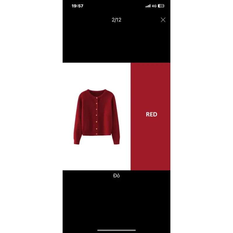Cardigan Đỏ 958088