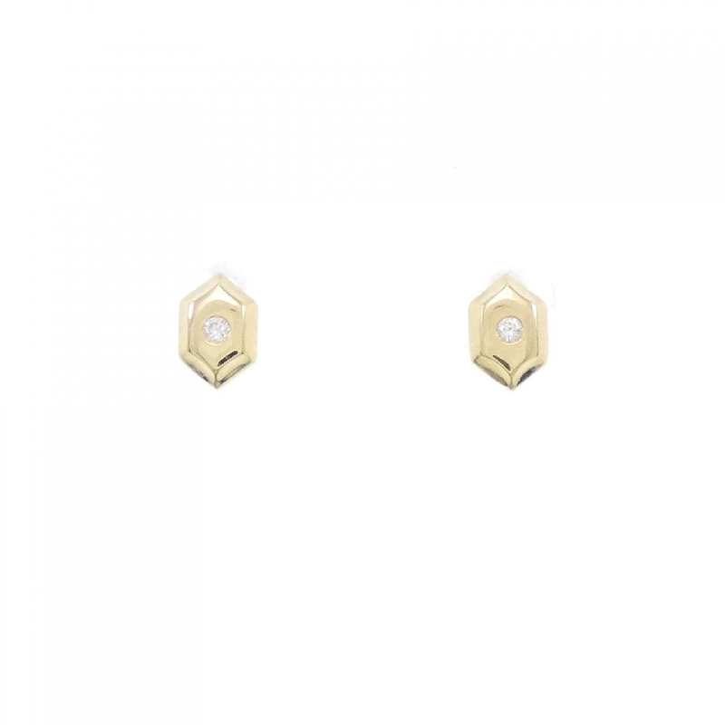 K18YG Bông tai kim cương 0.02CT - Hàng hiệu Chính hãng 877464