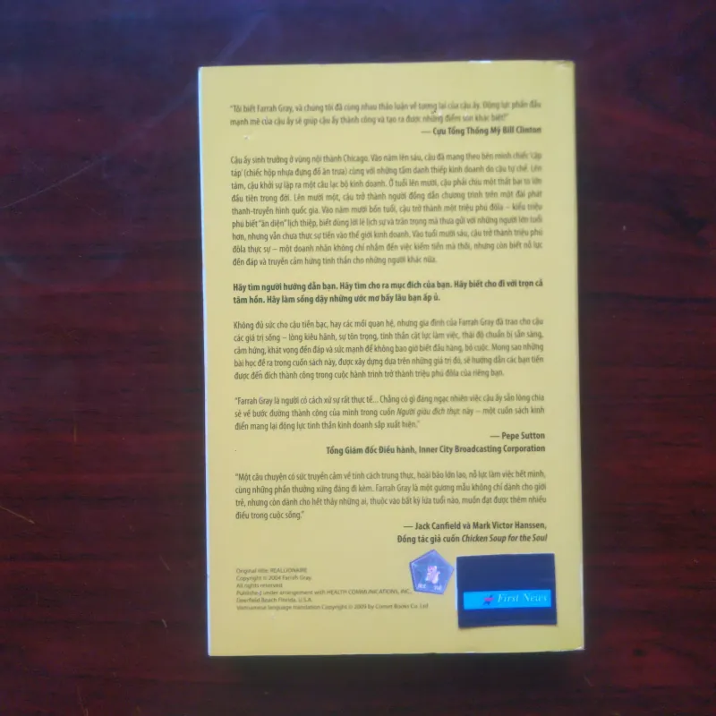 [Sách Doanh Nhân] Người Giàu Đích Thực (Farrah Gray) 992335