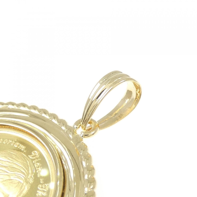 K18(枠） Đồng xu Mặt dây chuyền - Hàng hiệu Chính hãng 870527