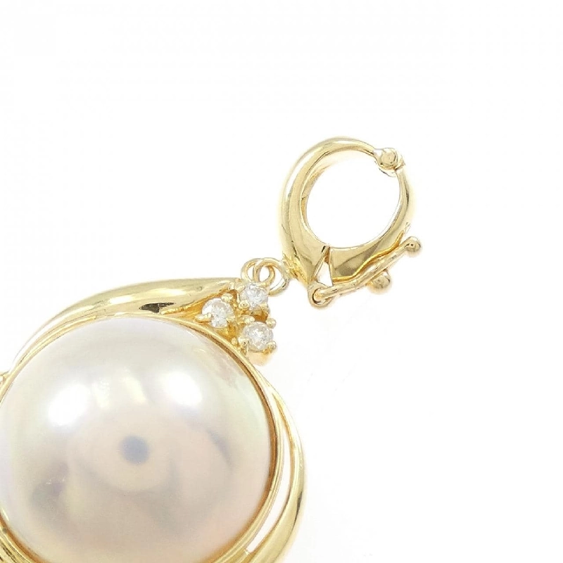 K18YG Mabe Pearl Pendant - Hàng hiệu Authentic 870847
