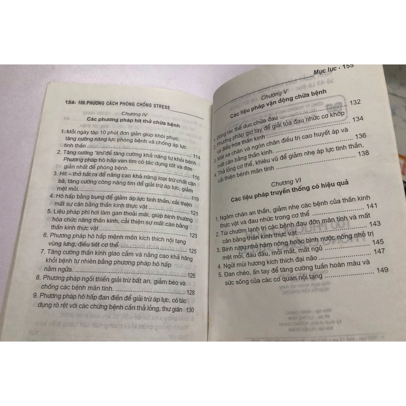 100 PHƯƠNG CÁCH PHÒNG CHỐNG STRESS - 155 trang, nxb: 2008 314933