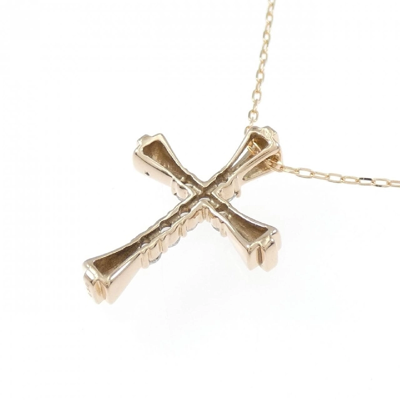 K18PG Dây chuyền kim cương chéo 0.30CT - Hàng hiệu Chính hãng 862646