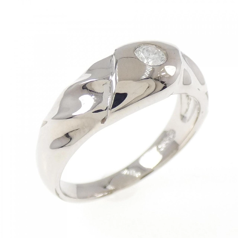 Nhẫn kim cương K18WG 0.12CT 672661