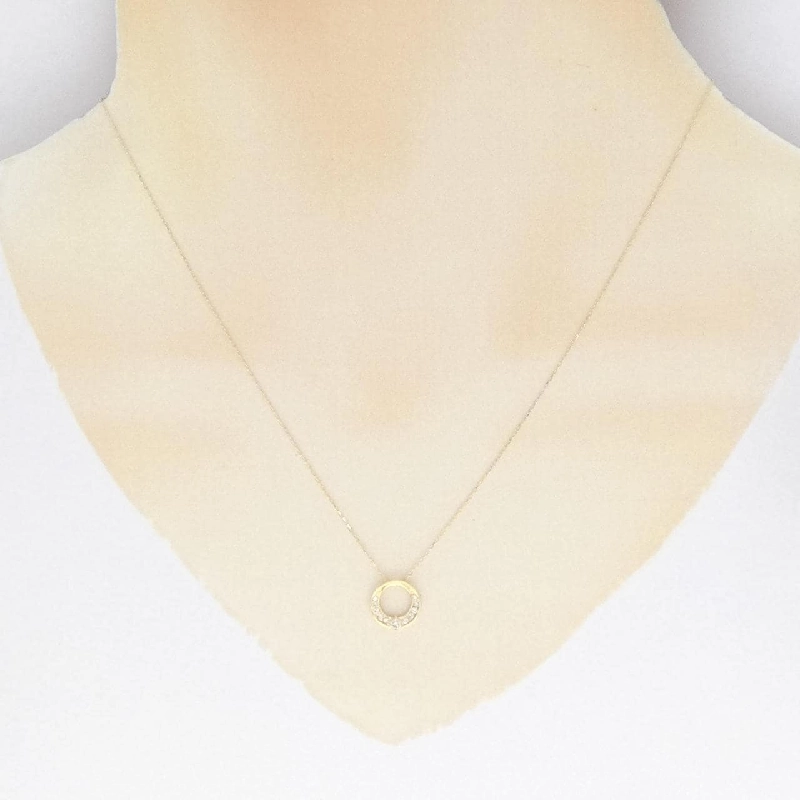 Dây chuyền kim cương K18YG 0.10CT - Hàng hiệu Chính hãng 867605