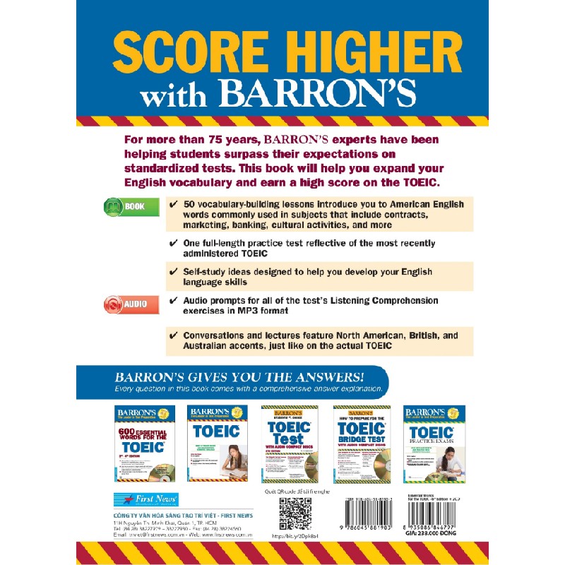 Barron's Essential Words For The TOEIC - 6th Edition - Dr. Lin Lougheed 154850