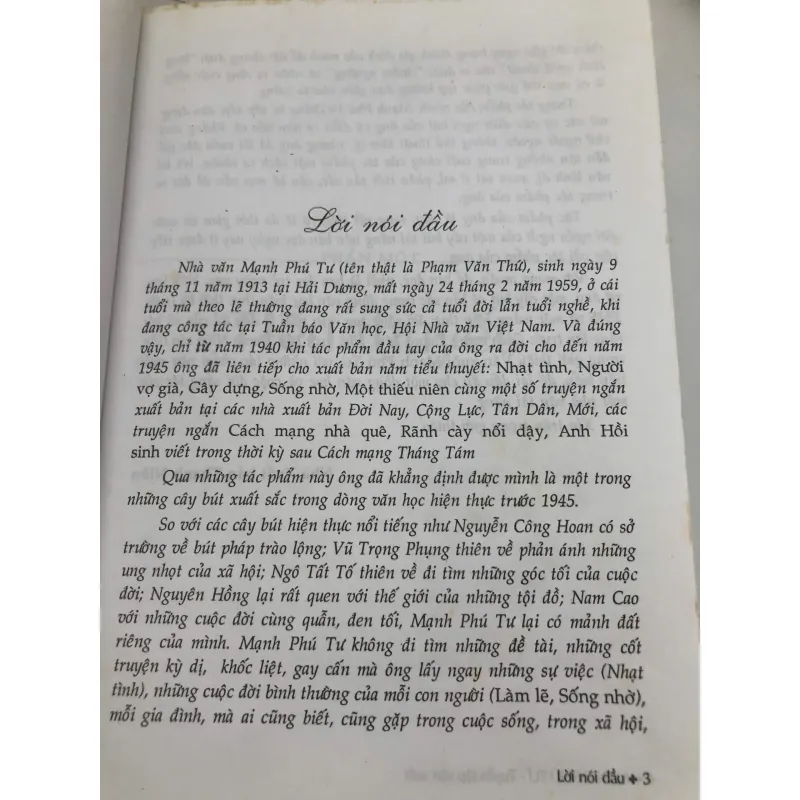 Mạnh Phú Tư - Tuyển tập văn xuôi - Mạnh Phú Tư 779776